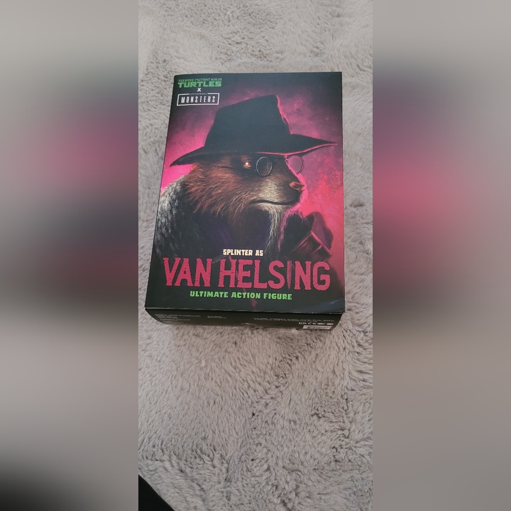 NIB HTF NECA TMNT Splinter as Vanhelsing